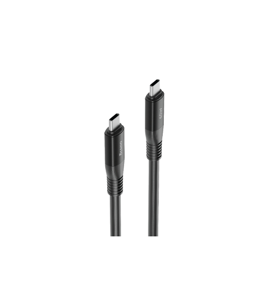 Кабель OLMIO SHIELD, Type-C - Type-C, 60W 3A, 1.2м, черный
