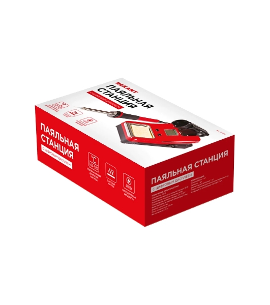 Паяльная станция Rexant (12-0150) (160-520°С) цифровой дисплей 220V/40 Вт