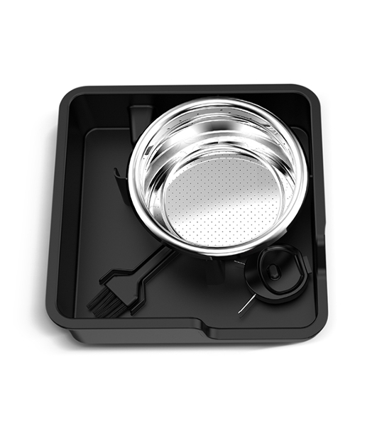 Кофеварка рожковая BQ CM5002 серебристый/черный, исп. кофе - зерновой/молотый, 2,8 л, 2400 Вт, 19 бар