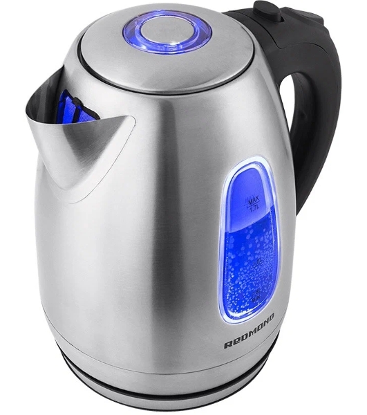 Чайник электрический Redmond RK-M183 1.7л. 2200Вт серебристый (корпус: металл)
