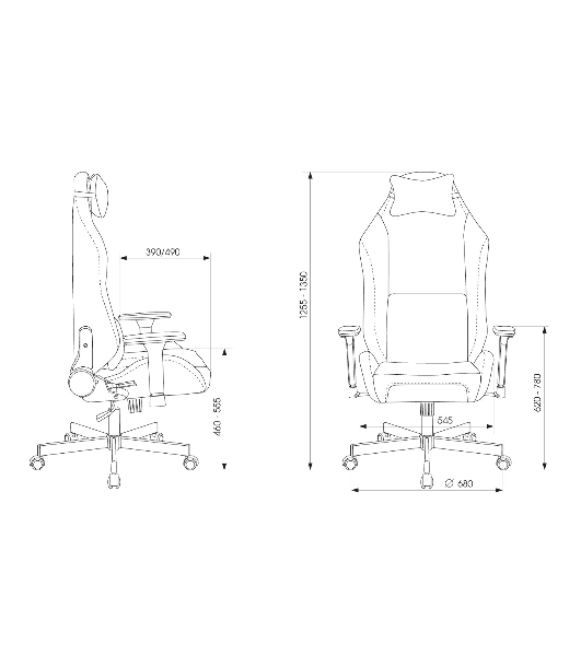 Кресло Knight N1 Fabric синий, ткань, 120 кг, механизм качания