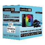 Комплект жидкостного охлаждения ExeGate BlackWater-120V3.PWM.ARGb (3 PIN 5V ADDRESSABLE RGb подсветка, LGA2066/2011/1366/1150/1151/1155/1156/1200/1700/1851/AM4/AM5/FM1/FM2/FM2+/AM2/AM2+/AM3/AM3+, TDP 150W, Fan 120мм 4pin PWM 600-1800RPM Hydro bearing, помпа 3pin 2700RPM, макс. шум 37db, с термопастой, на винтах, черный, Color Box), фото3