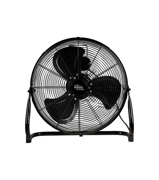 Вентилятор OASIS VN-110B чёрный, напольный, 110 Вт, 3 скорости, 53 см