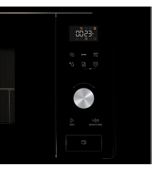 Встраиваемая микроволновая печь GORENJE BMX201AG1BG Электронное управление, черный, объем: 20 л