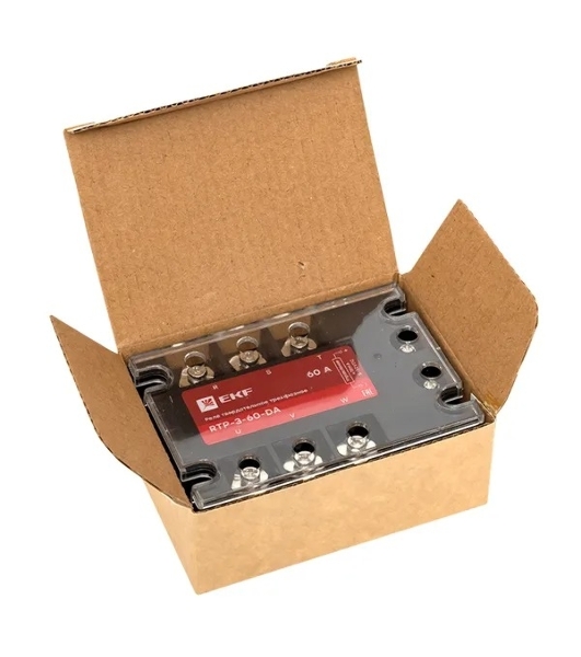 Реле твердотельное трехфазное RTP-60-DA PROxima EKF rtp-3-60-da