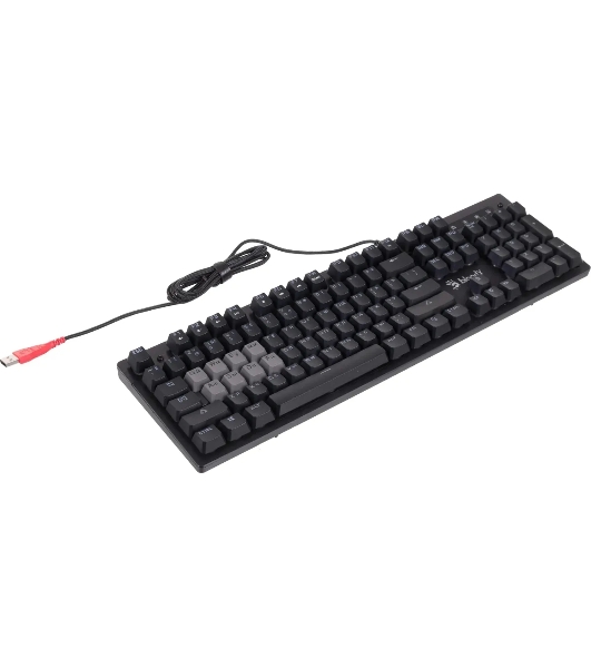Клавиатура проводная A4Tech Bloody B500N USB серый