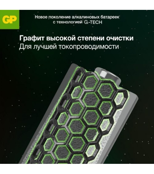Батарейка GP 15AA21RA-2CRS4 96/384 (4шт./AA в уп-ке) (4891199226175) аналог 1276607