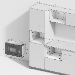 Встраиваемая микроволновая печь Kuppersberg HMW 620 B, объем 20 л, мощность 700 Вт, поворотный стол, High-Tech, 9 автоматических программ, гриль, сенсорное управление, черный, фото9