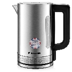 Чайник электрический BRAYER BR1060 2200 Вт, 1.7 л, стальной/черный, фото 1