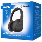 Беспроводные/проводные наушники Sven AP-B800MV черный, полноразмерные, Bluetooth + Jack 3.5 мм, складная конструкция, до 15 ч, фото3