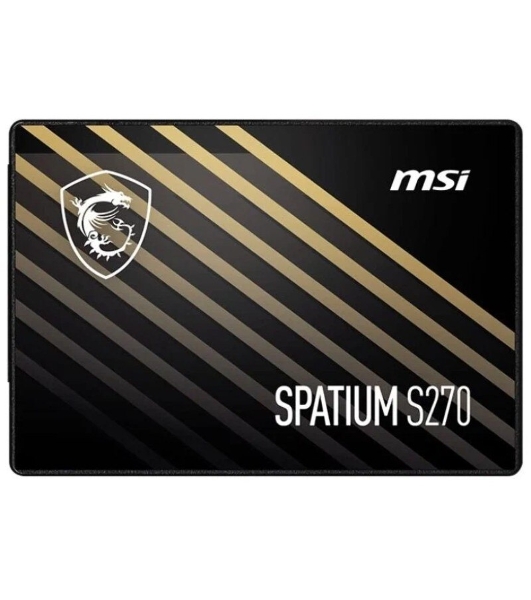 Накопитель SSD MSI SPATIUM S270, 240Gb, 2.5', SATA III, R/W 500/400