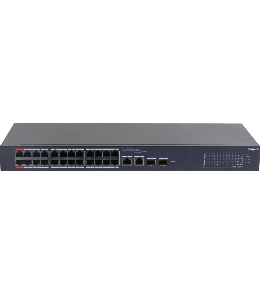 Коммутатор Dahua DH-CS4226-24ET-375, 2×1 Гбит/с Combo + 2×1 Гбит/с SFP, управляемый