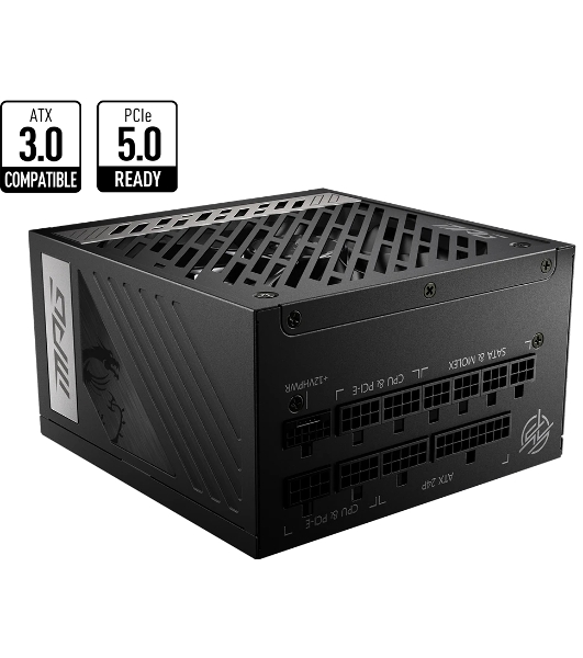 Блок питания MSI MPG A1000G RTL, 1000Вт, 80 PLUS Gold, модульный, RTL