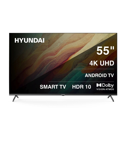 Телевизор Hyundai 55' H-LED55BU7009 черный LED UHD 60Hz Smart TV