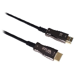 Кабель HDMI Wize AOC-8K-HM-HM-15M оптический, 15 м, 8K/60HZ 4:4:4, v.2.1, ARC, 19M/19M, HDCP 2.2, Ethernet, черный, коробка, фото 1