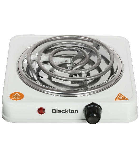 Плита настольная электрическая Blackton Bt HP101W белый, количество конфорок 1шт