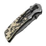 Нож складной Denzel, многоцелевой, системы Liner-Lock, с накладкой G10 на классической рукоятке 79207, фото6