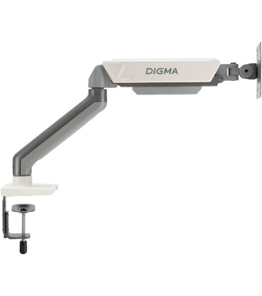 Кронштейн для мониторов ЖК Digma D-MM101 серый 17'-32' макс.9кг крепление к столешнице поворот и наклон