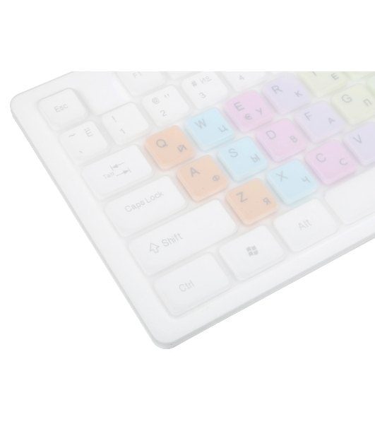 Комплект клавиатура+мышь Smartbuy 218346AG беспроводной, USB, 1500 DPI, белый