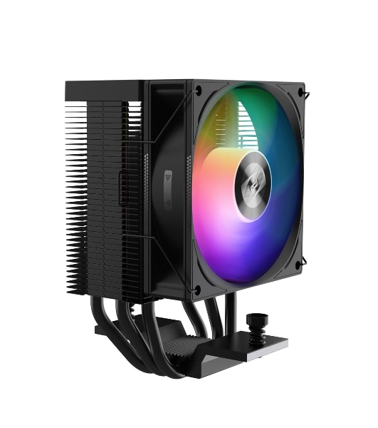 Кулер для процессора PCCooler R300 ARGB BK черный 92мм алюминий+медь 2200rpm 30db 4-pin 150W 133мм