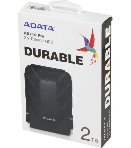 Внешний HDD 2.5' ADATA HD710P, 2TB, USB 3.2 Gen 1 Type-A, 5400 rpm, черный