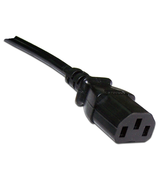Шнур питания Lanmaster LAN-PP13/SHA-1.5-BK C13-Schuko проводник.:3x0.75мм2 1.5м 220В 10А черный