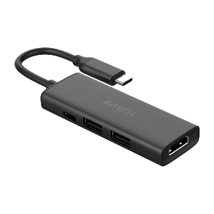 USB-концентратор A4Tech DST-40C, USB Type-C, USB/HDMI, USB Type-C