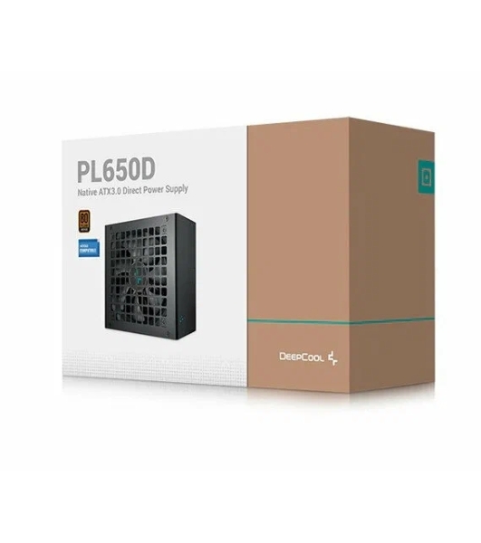 Блок питания Deepcool/GamerStorm PL650D, 650Вт, 80 PLUS Bronze, 120мм, черный