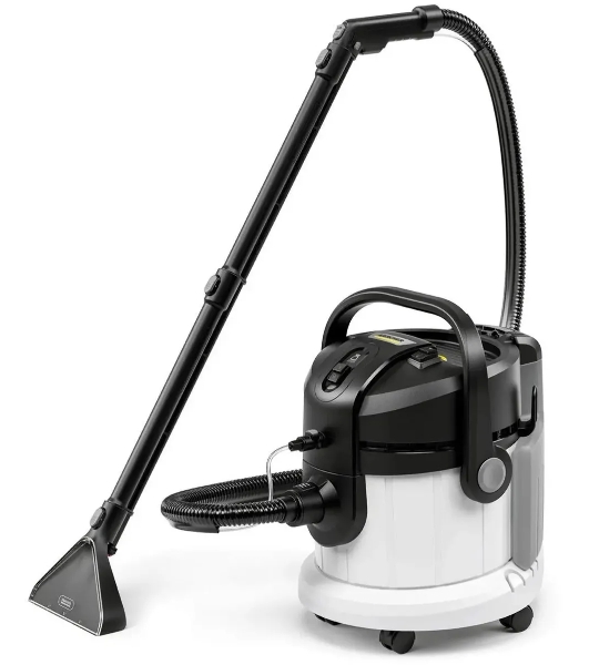 Пылесос моющий Karcher SE 4 *EU белый/черный, 1000 Вт, уборка влажная/сухая, пылесборник контейнер/мешок, 4 л