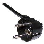 Шнур питания Lanmaster LAN-PP13/SHA-1.5-BK C13-Schuko проводник.:3x0.75мм2 1.5м 220В 10А черный, фото3