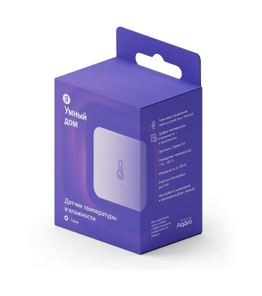 Датчик температуры и влажности, Яндекс, Zigbee YNDX-00523