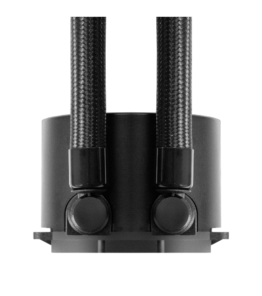 Комплект жидкостного охлаждения ExeGate BlackWater-120V3.PWM.ARGb (3 PIN 5V ADDRESSABLE RGb подсветка, LGA2066/2011/1366/1150/1151/1155/1156/1200/1700/1851/AM4/AM5/FM1/FM2/FM2+/AM2/AM2+/AM3/AM3+, TDP 150W, Fan 120мм 4pin PWM 600-1800RPM Hydro bearing, помпа 3pin 2700RPM, макс. шум 37db, с термопастой, на винтах, черный, Color Box)