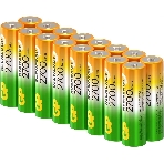 Аккумулятор GP 270AAHCRGY AA NiMH 2700mAh (16шт) спайка, фото2