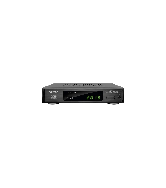 Приставка Perfeo (PF-A4412) LEADER DVB-T2/C для цифр.TV, Wi-Fi, IPTV, HDMI, 2 USB, DolbyDigital, пульт ДУ