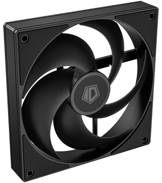 Вентилятор для корпуса ID-Cooling AS-140-K черный, 140 мм, 1800 об/мин, 24.9 дБ, 4 pin