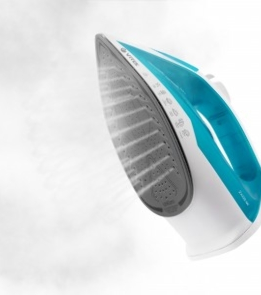 Утюг Vitek VT-8336 белый/бирюзовый