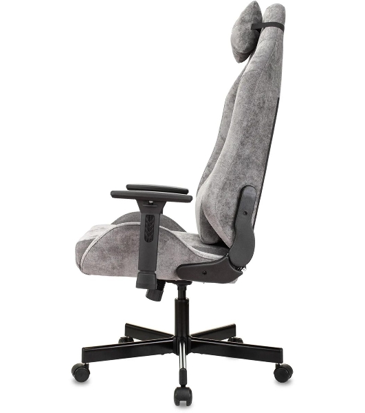 Кресло Бюрократ Knight N1 Fabric серый, ткань, 120 кг, механизм качания