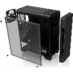 Компьютерный корпус MidiTower Zalman S3 TEMPERED GLASS WINDOW black, фото2