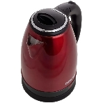 Чайник Centek CT-1068 RED (красный) металл 2л, 2000W, хромированная вставка на крышке, фото2