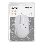 Мышь проводная A4Tech Fstyler FM12 белый, 1200 dpi, USB, кнопки - 3, фото2