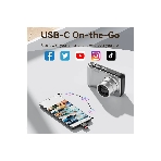 Кард-ридер Vention CLMH0/серый/OTG USB 2.0 CM/MicroSD/USB Type-C/металл, фото3