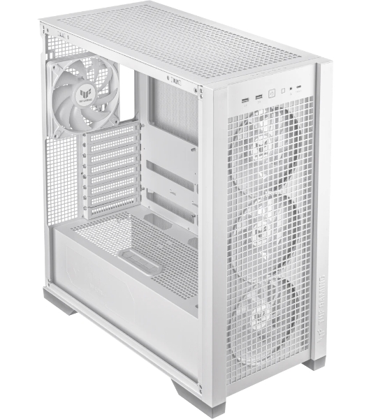 Компьютерный корпус ASUS TUF GAMING GT302 TG ARGb белый/GT302/ARGb FANS/WHT (90DC00I3-B19000)