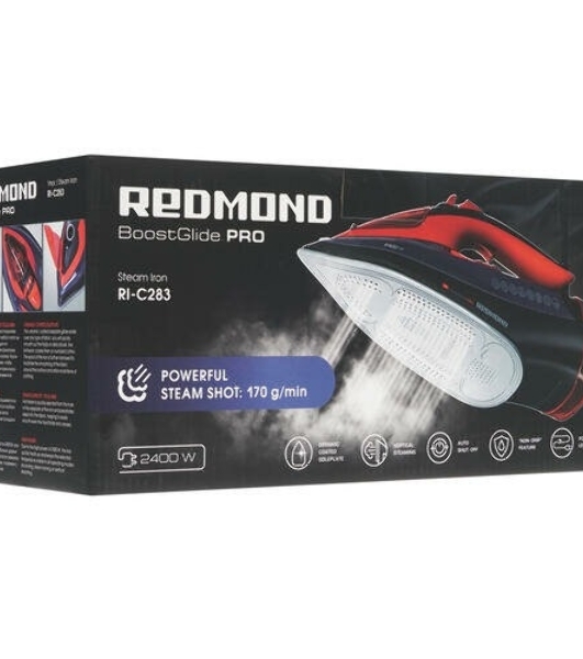 Утюг Redmond RI-C283 2400 Вт красный/черный