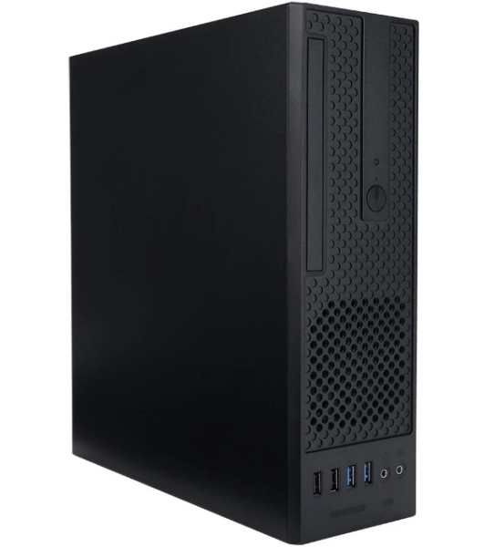 Компьютерный корпус Slim Desktop INWIN CJ708BL IP-S265AU7-2 80plus Bronze, U3*2+U2*2+A(HD)+TYPE 3.1C + FAN 80*15мм + intrusion switch INWIN Slim Case