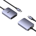 Кард-ридер Netac Flash WK12/серый/SD/SDHC/SDXC/microSD/microSDHC/microSDXC/USB 3.0 Type-C/пластик, фото10