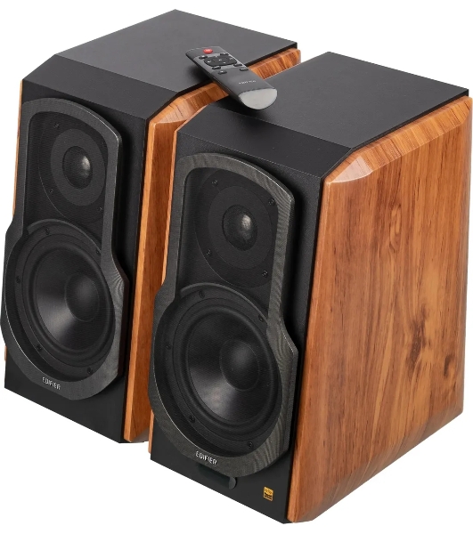 Акустическая система Edifier S1000MKII Brown (2.0,Bluetooth 5.0,ДУ,2x 25 Вт (ВЧ), 2x 35 Вт (СЧ/НЧ)