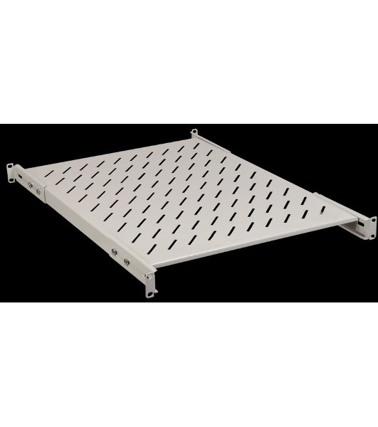 Полка стационарная ITK FS35-600PI-R, 1U 19' 600мм, серый