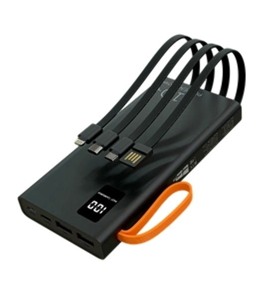 Портативный аккумулятор MORE CHOICE (4620202550538) PB22-10 с кабелем 2USB 2.1A - 10000mA черный