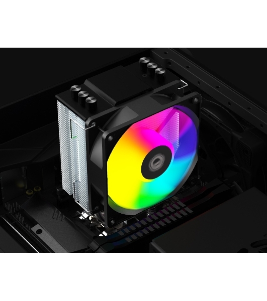 Кулер для процессора ID-COOLING SE-903-XT FRGb черный 92мм алюминий/медь 2200rpm 26db 4-pin 130W 123мм