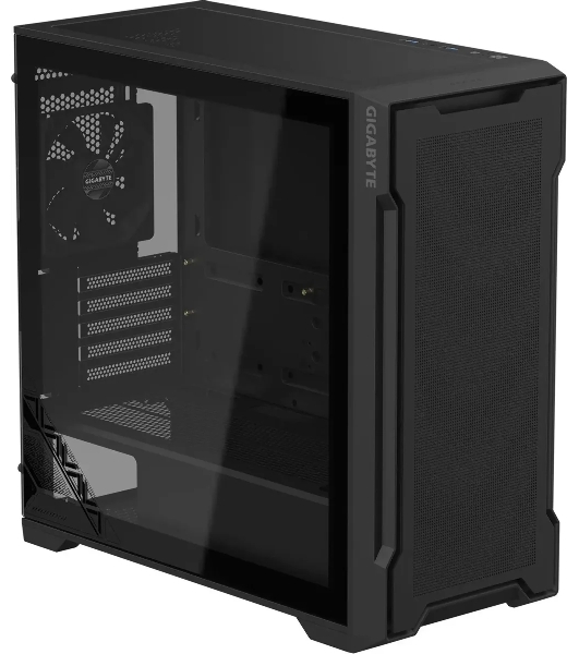 Компьютерный корпус Gigabyte C102B Gb-C102G, без БП MicroATX 5x120мм 4x140мм 2xUSB 3.0 audio bott PSU, черный